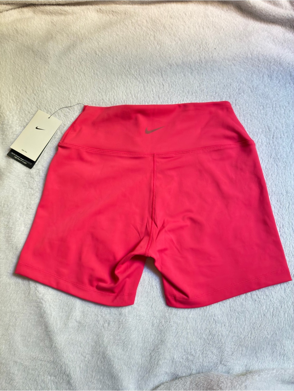 Nike Dri-fit Women's Hot Pink Mid-Rise Activewear Shorts